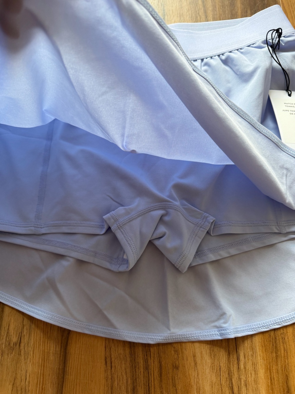 ALO Yoga Match Point Skirt Light Provence Blue Size M NWT - Picture 4 of 4